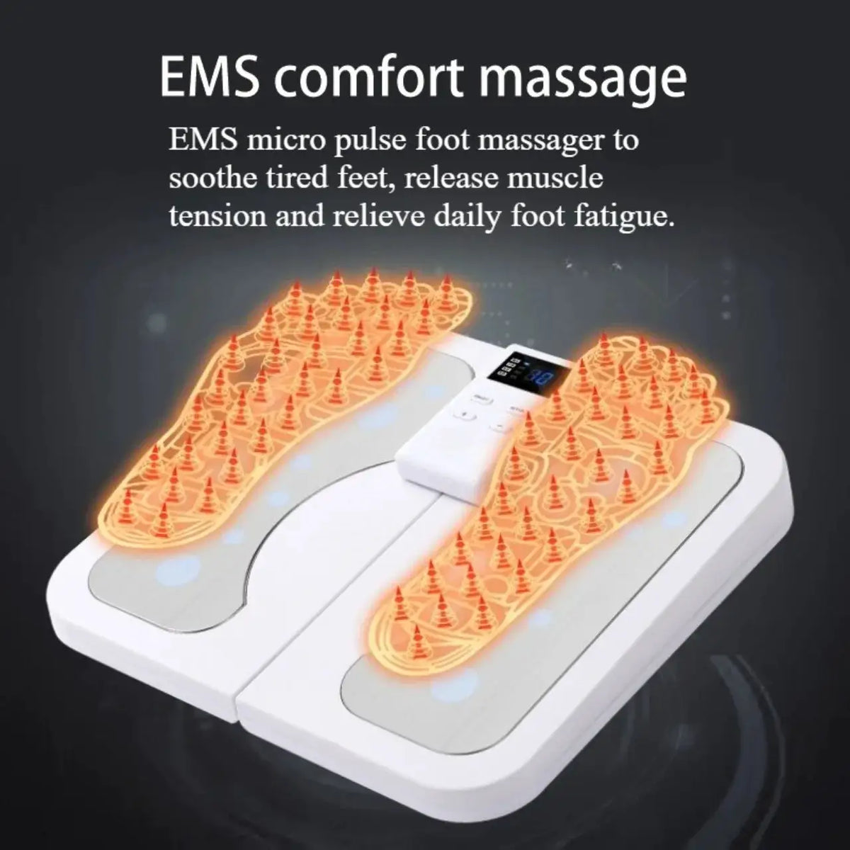 Leg Automatic Dredging Tool New Foot Foot Massage Machine Massage Pulse Meridian Foot EU Heating
