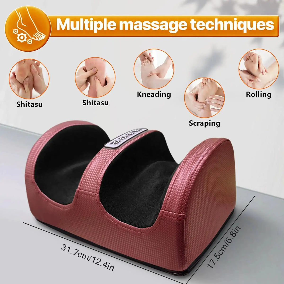 Foot massage machine Foot kneading foot leg massager electric heating home leg machine Christmas gifts, Valentine's Day gifts, M