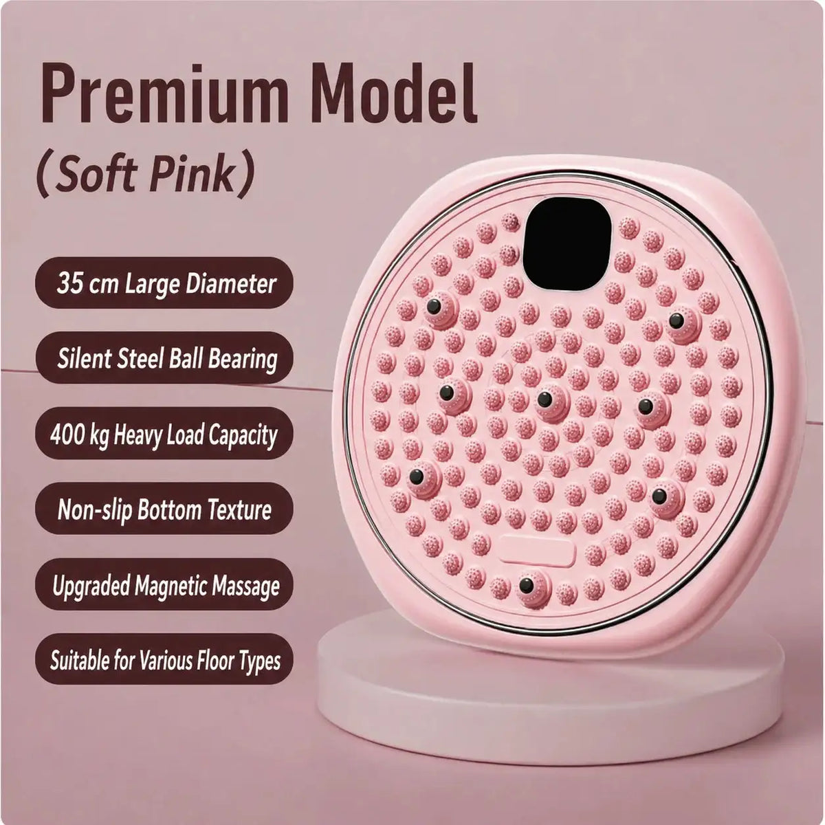 Foot Massage Waist Exercise Waist Twisting Disc Torsion Disc Fitness Equipment Portable Magnetic Foot Massage Twisting Machine