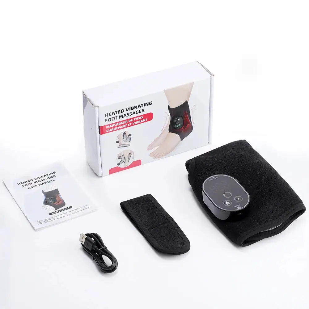 3-in-1 Vibration Massager for Ankle, Wrist & Foot,Foot Massager Suitable for Giving Gifts to Elders and Parents During Festivals