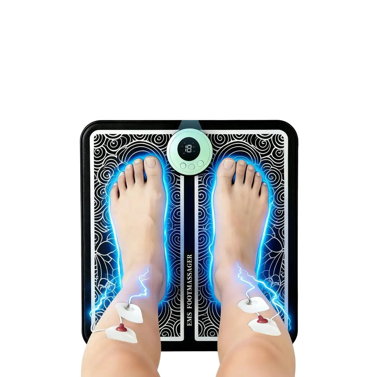 19Level EMS Foot Massager Pad Acupoints Massage Electric Muscle Stimulation Improve Blood Circulation Relief Pain Relax Feet