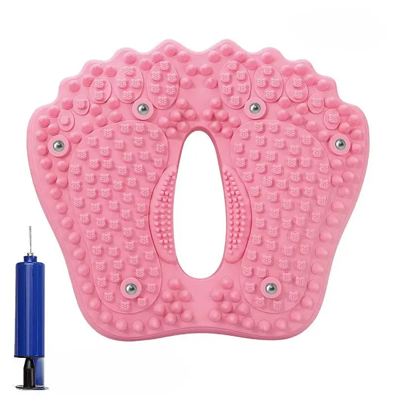 Multi-Function Magnetic Stone Foot Mat, New Non-Slip Inflatable Foot Stepper, Acupoint Massage Mat, Ideal for Home Foot Care Use