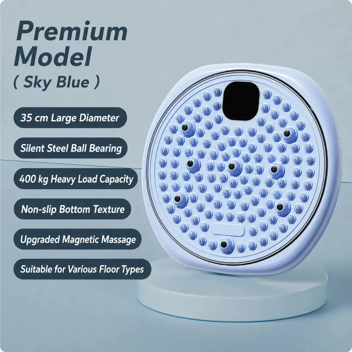 Foot Massage Waist Exercise Waist Twisting Disc Torsion Disc Fitness Equipment Portable Magnetic Foot Massage Twisting Machine