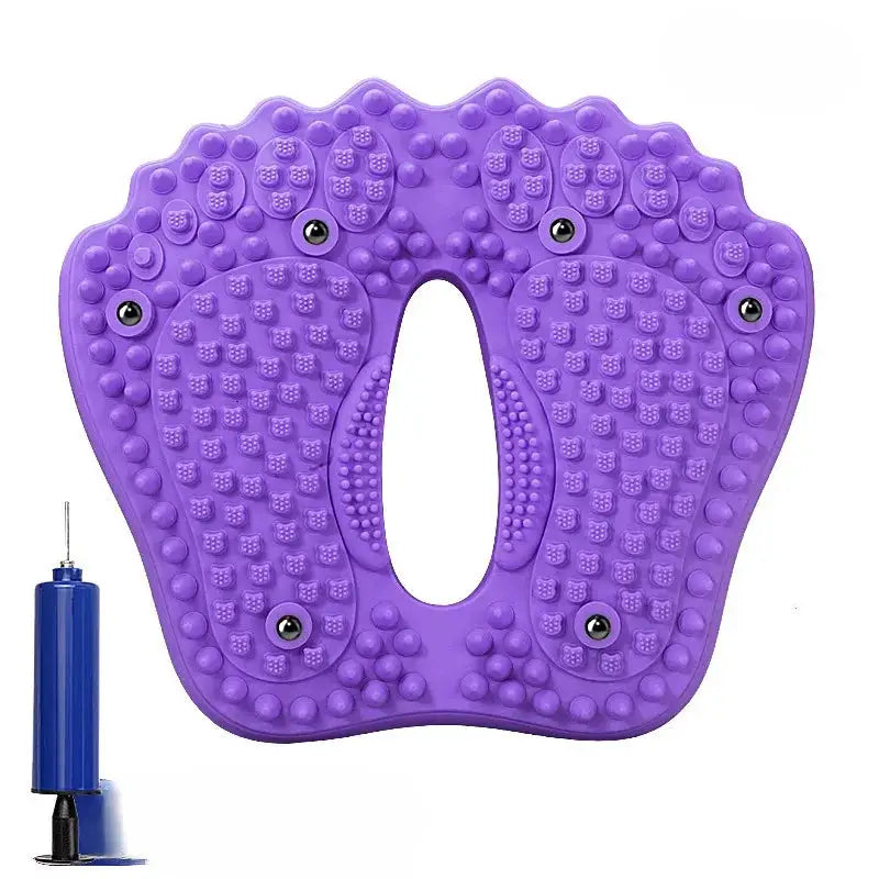 Multi-Function Magnetic Stone Foot Mat, New Non-Slip Inflatable Foot Stepper, Acupoint Massage Mat, Ideal for Home Foot Care Use