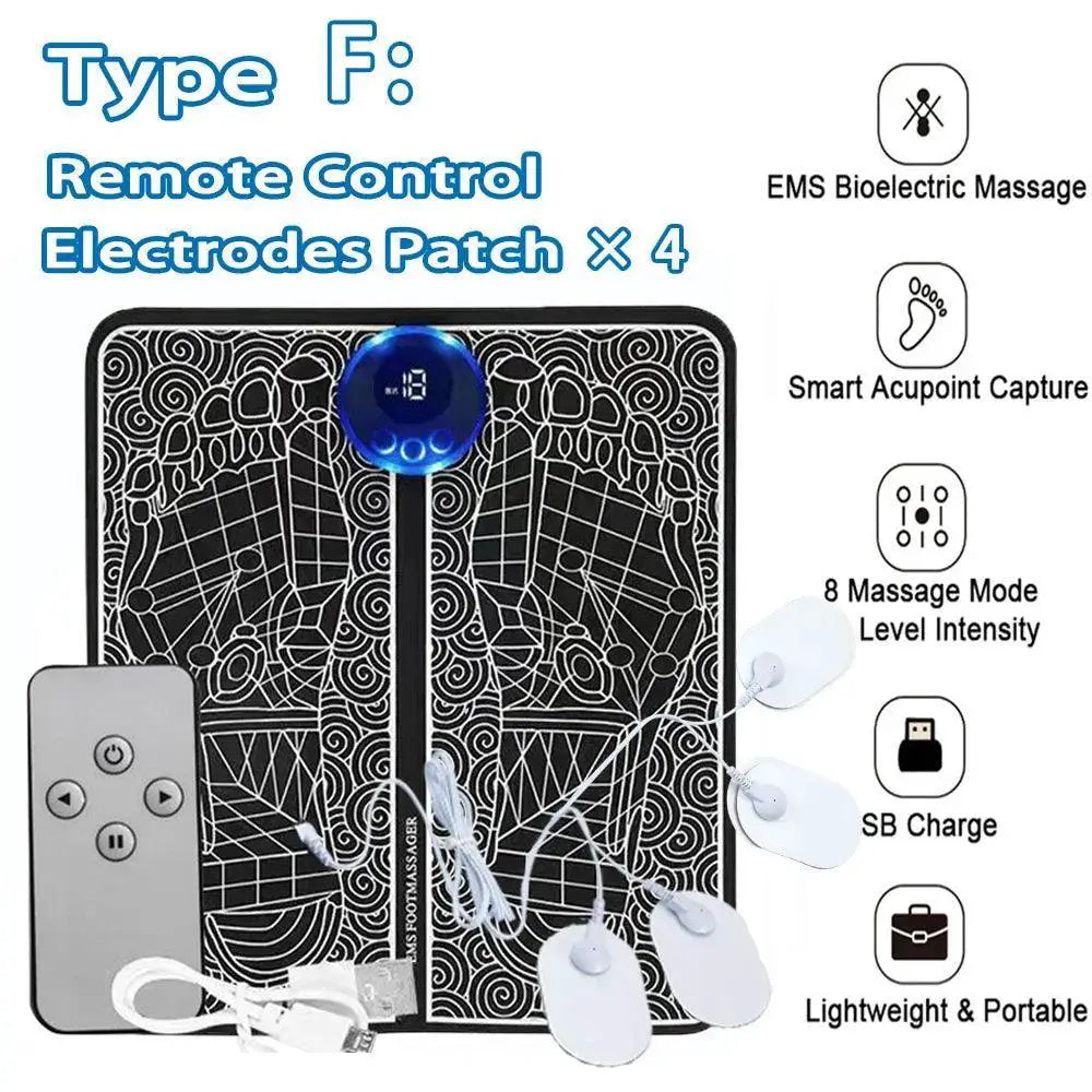 Electric Foot Massager With Smart Acupoint Capture Device