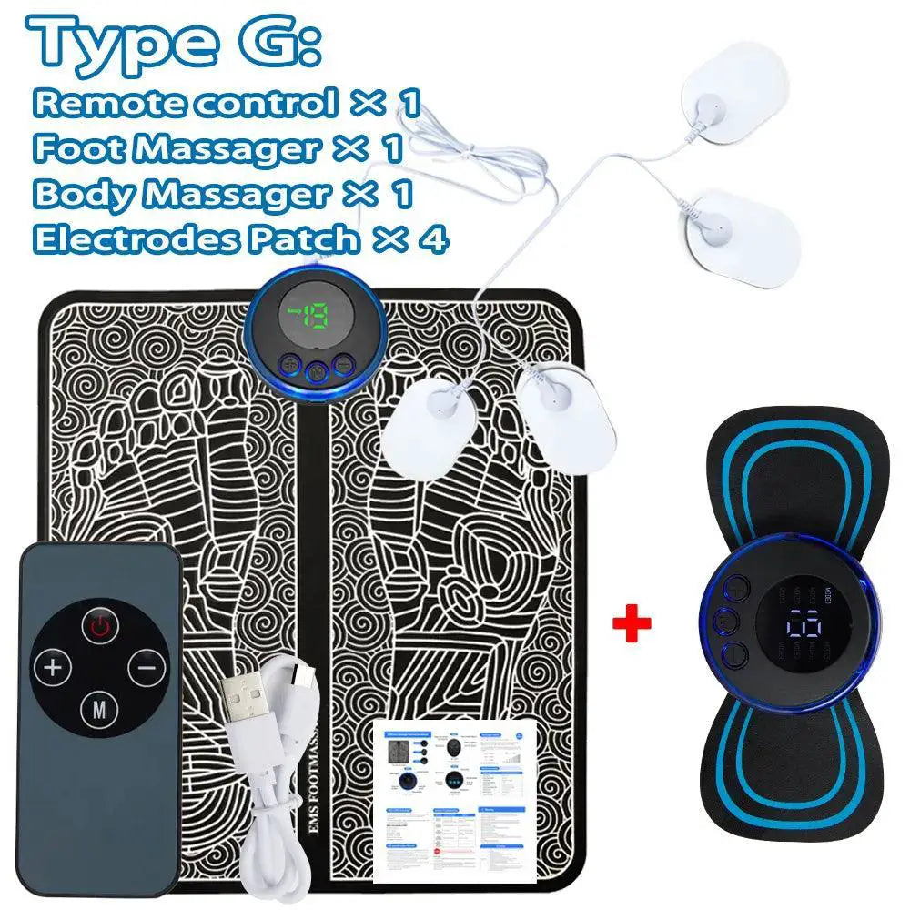 Electric Foot Massager With Smart Acupoint Capture Device