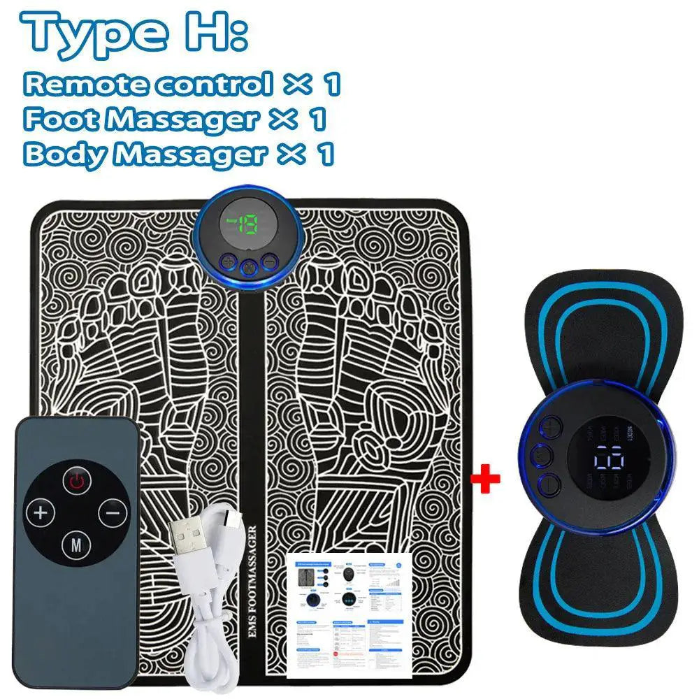 Electric Foot Massager With Smart Acupoint Capture Device