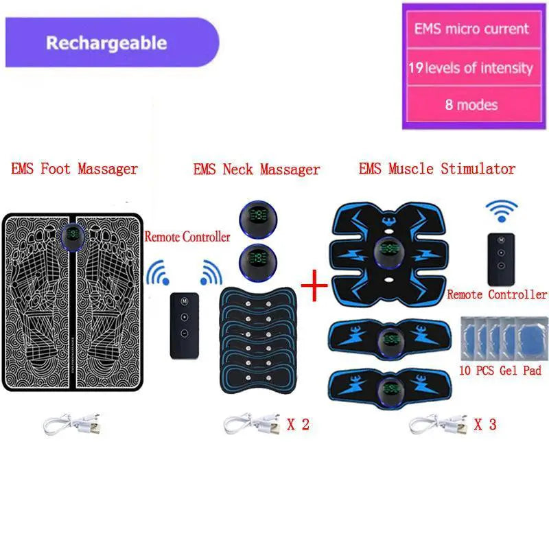 Foot Massager With EMS For Deep Relaxation And Relief