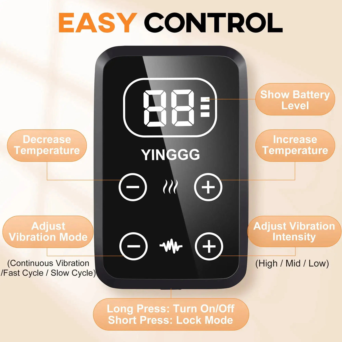 Cordless Foot Ankle Massager with Heat Vibration Heating Pad for Feet Pain Relief Led Touch Screen Ankle Brace Wraps SupportBelt