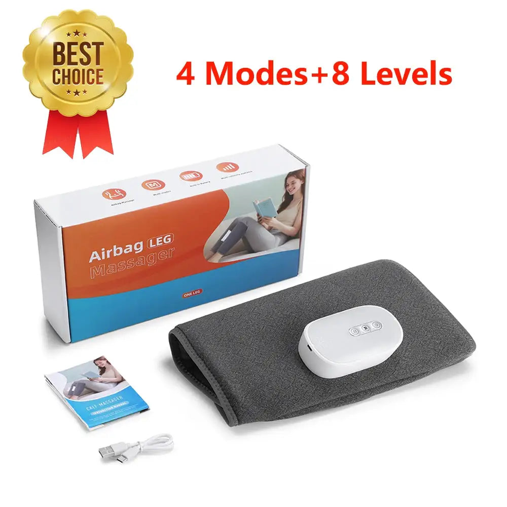 Wireless 360° Air Pressure Calf Massager Eletric 3 Mode Airbag Compresstion Leg Massage Foot Calf Muscle Relax Blood Circulation