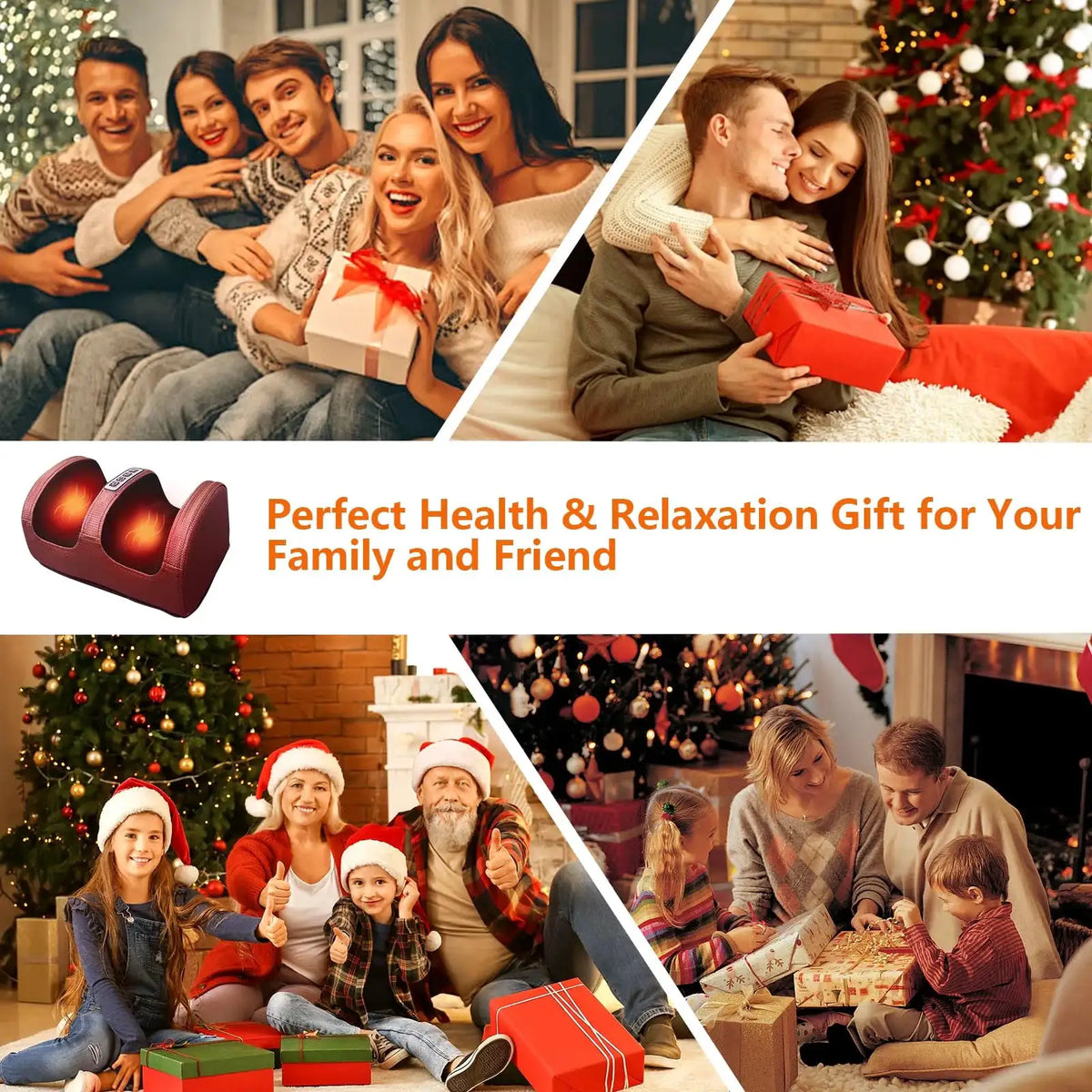 Foot massage machine Foot kneading foot leg massager electric heating home leg machine Christmas gifts, Valentine's Day gifts, M