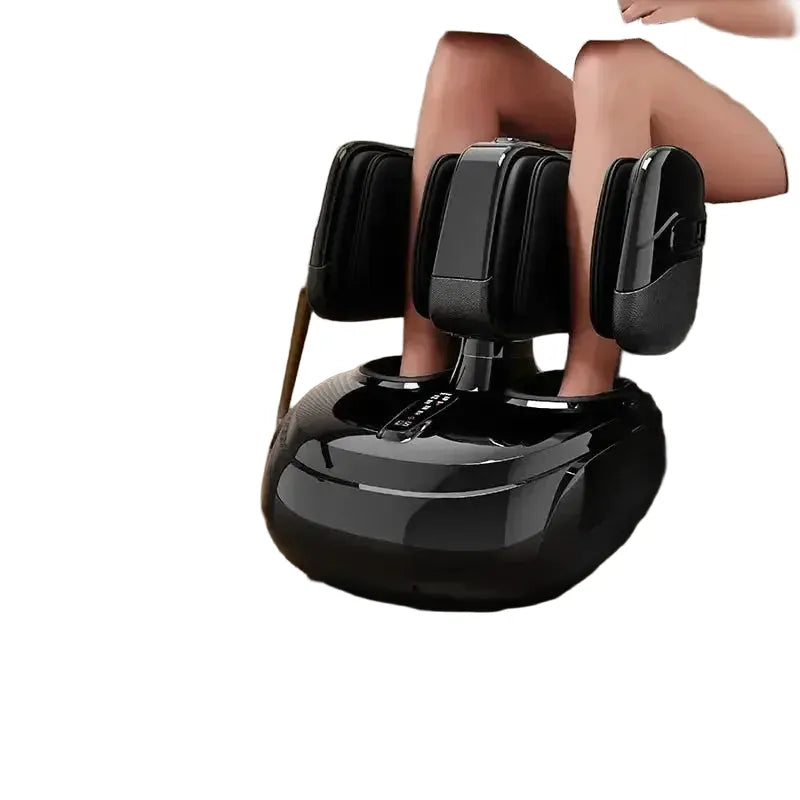 Jinkairui Fully Automatic Foot Massage Machine Detachable Split Massage Heating Kneading Leg Massager Home Relaxation