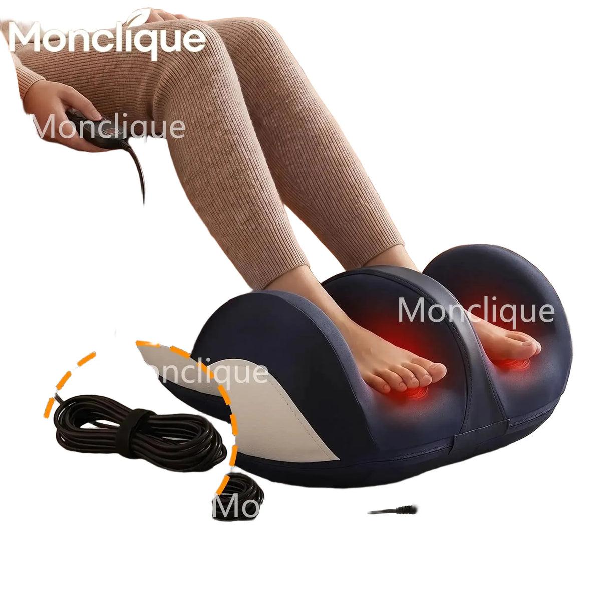 Super 3D Roller Electric Foot Massager Heating Vibration Massager Squeeze Kneading Plantar Legs Relaxation Muscles Anti-fatigue