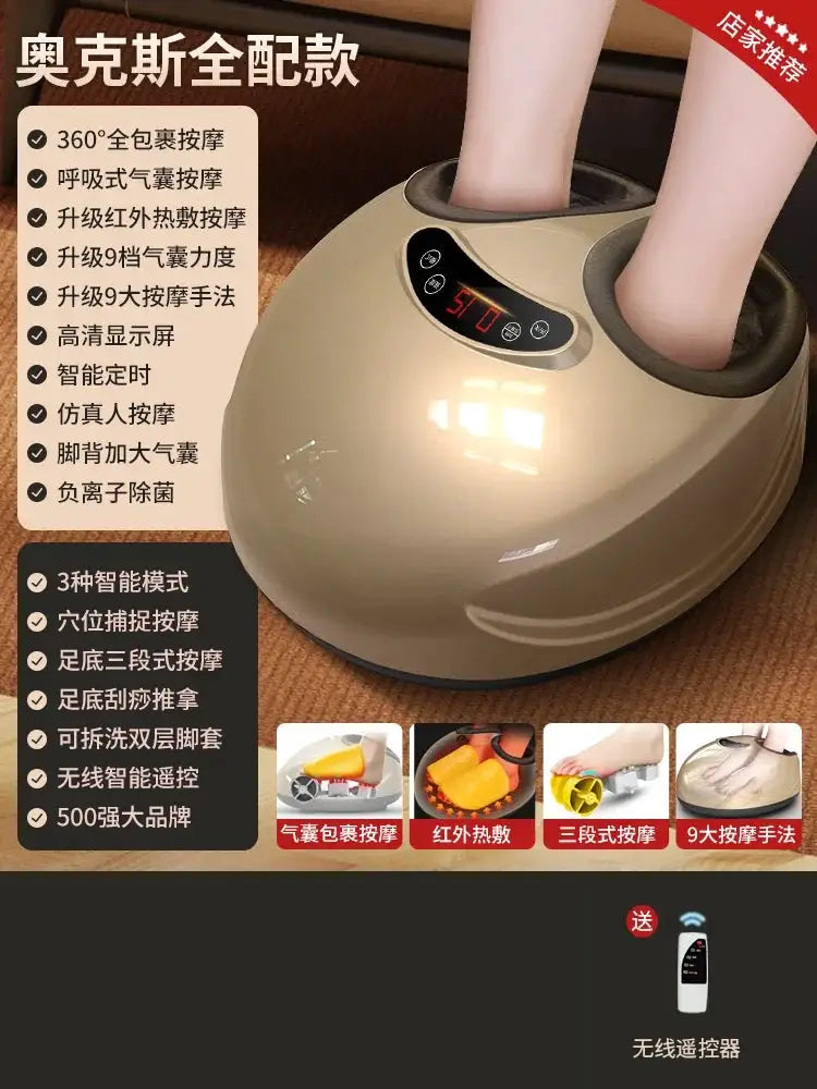 Leg sole massager Automatic foot massage machine Kneading foot sole press foot meridian dredging massage instrument