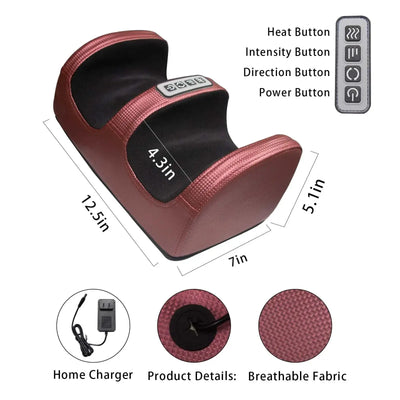 Foot massage machine Foot kneading foot leg massager electric heating home leg machine Christmas gifts, Valentine's Day gifts, M