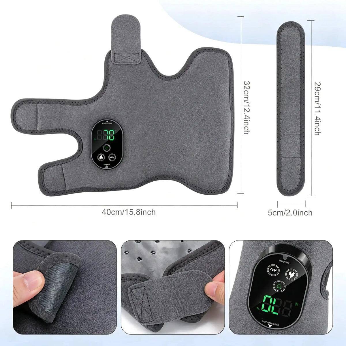 3-in-1 Vibration Massager for Ankle, Wrist & Foot，Foot Massager Suitable for Giving Gifts to Elders and Parents During Festivals