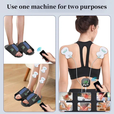 Ems Pad Muscle Stimulation Massage Electric Foot Massager Shoe Foot Relaxation Foot Spa Machine Feet Massager Tools Circulation