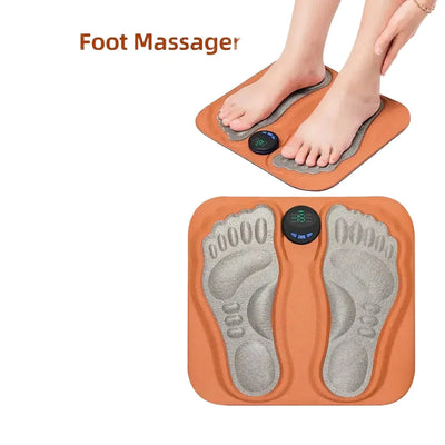 Smart 3D Foot Massage Pad 15 Levels Intensity Feet Massager Acupoint Foot Massager Relax Feet Muscles Slim Legs Foot Pad
