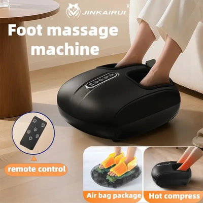 Jinkairui Fully Wrapped Foot Massage Machine Automatic Roller Kneading Soles Foot Massager Airbag Pressing Foot Massager
