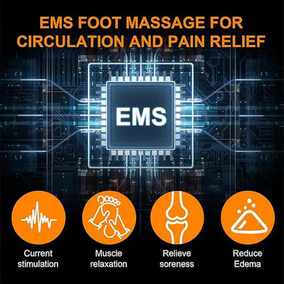 Electric Foot Massager Shoe EMS Pad Muscle Stimulation Massage Foot Relaxation Foot Spa Machine Feet Massager Tools Circulation