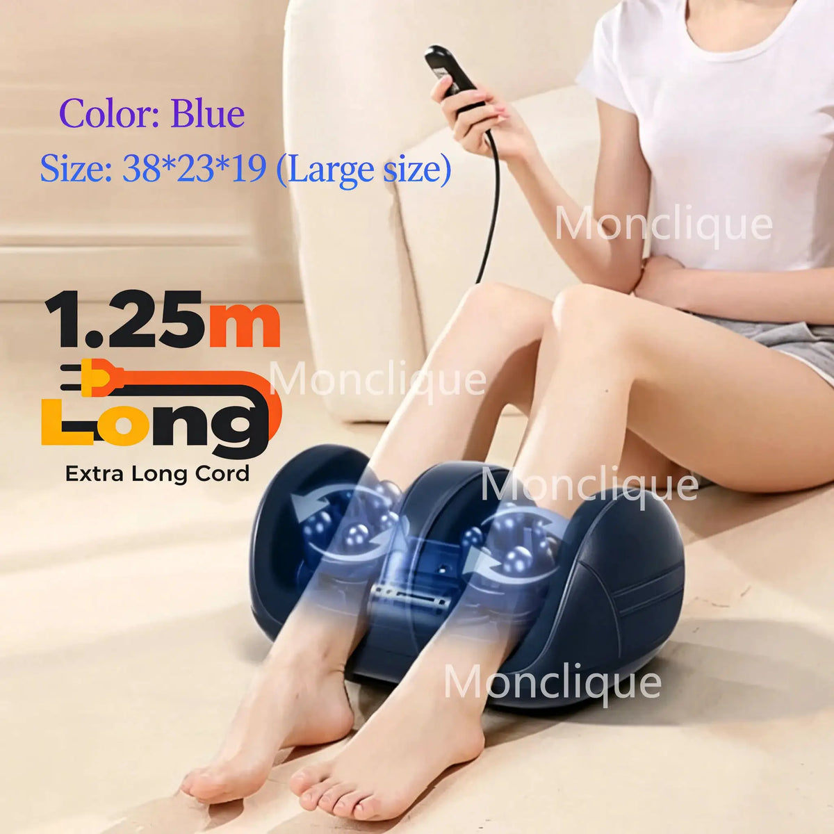Super 3D Roller Electric Foot Massager Heating Vibration Massager Squeeze Kneading Plantar Legs Relaxation Muscles Anti-fatigue