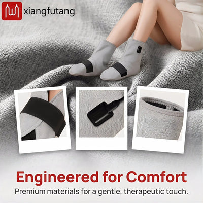 Red Light Heated Pad Foot Heating Wrap Massager 3-Mode Foot Hot Compress Muscle Relaxation Joint Comfort Fatigue Relief