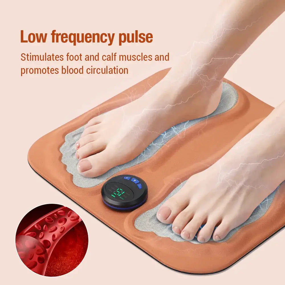 Intelligent home foot pad pulse meridian foot pad micro current foot sole massager acupoint foot therapy machine