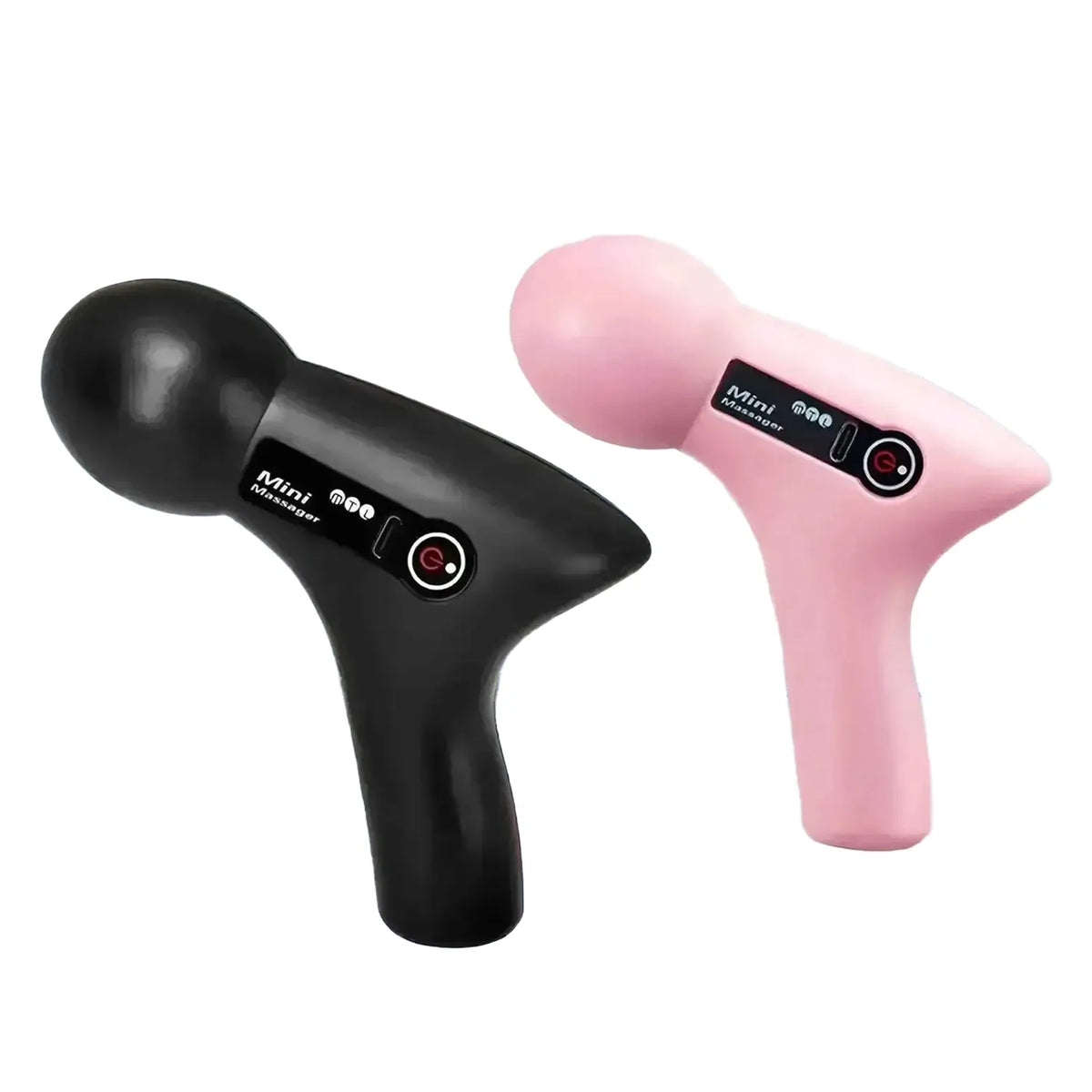 Mini Massage Massage LCD Screen 6 Heads Gun Muscle Massager Portable Electric Fascia Gun for Neck Foot Body Fascia Gun