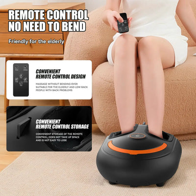 Foot Massager Roller Kneading Rhythmic Full Wrap Airbag Intelligent Hand Control Four Modes Five Levels of Strength