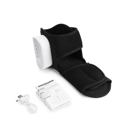 Foot Massager with Heat 3 Modes 4 Levels, Cordless Air Compression Foot and Ankle Massager 3000mAh USB for Home Office Relax