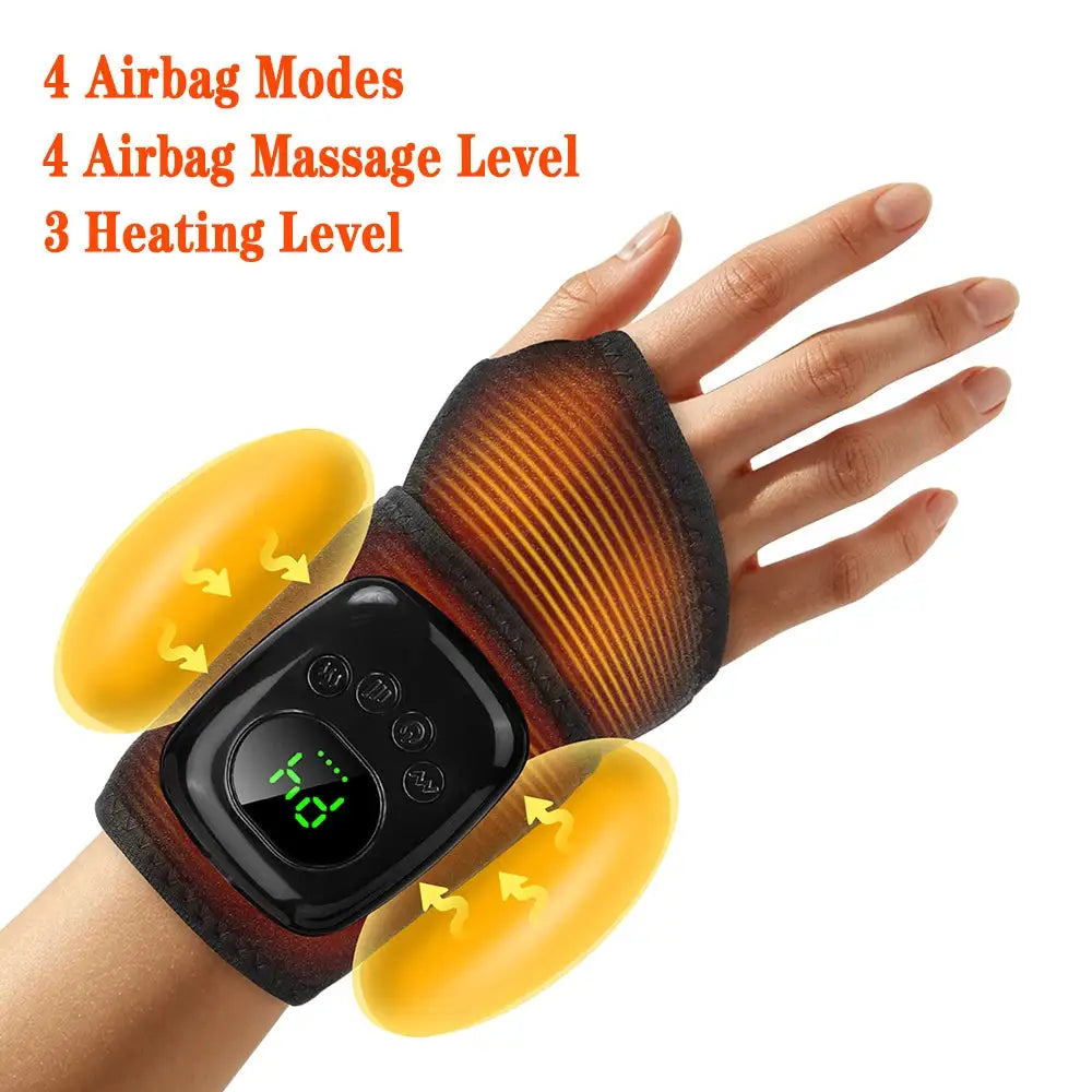 New Wireless Air Pressure Ankle Massager Electric Heating Vibration Massage Airbag Compression Foot Ankle Muscle Relaxation Care