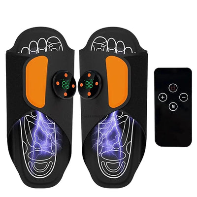 EMS Foot Massage Pad Massager Plantar Fascia Relaxation Soothes Sore Muscles Deep Kneading Relives Fatigue and Releases Stress