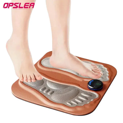 Electric EMS Foot Massager Pad Feet Muscle Stimulator Foot Massage Mat Improve Blood Circulation Relieve Ache Pain Rechargeable
