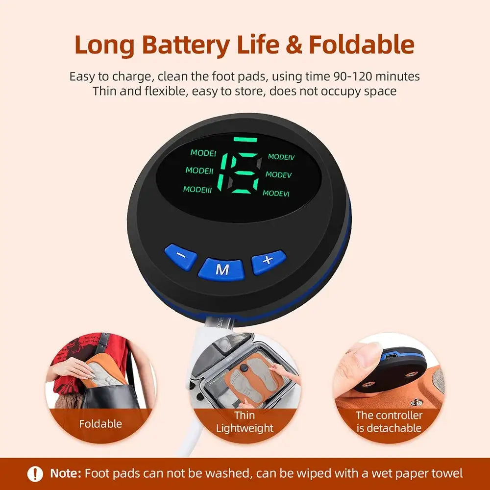 Smart 3D Foot Massage Pad Feet Massager Improve Blood Circulation Foot Massager Relax Muscles Slim Legs Rechargeable Foot Pad