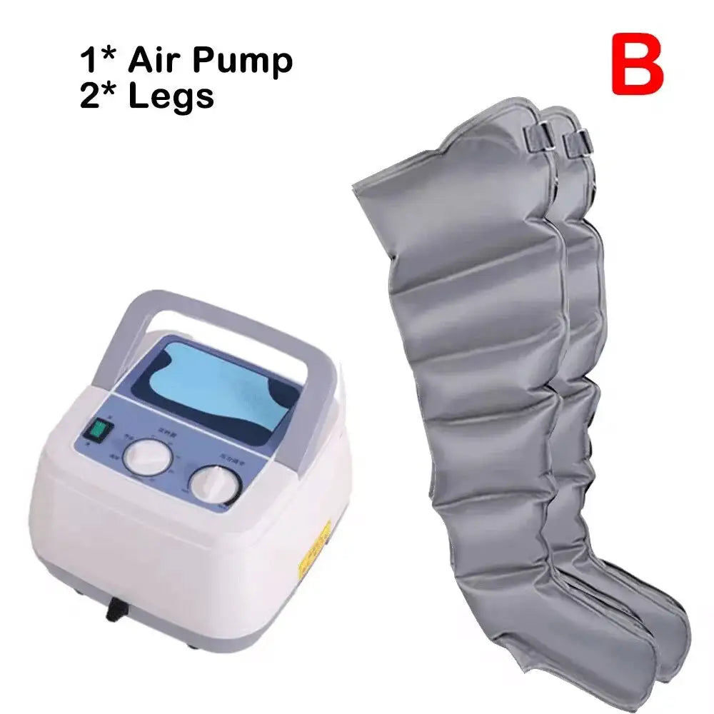 6 Section Massage Tool Electric Air Compression Leg Massager Waist Arm Leg Wraps Foot Ankles Calf Massage Machine Promote Blood