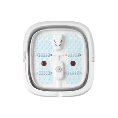 New Arrival Foldable Electric Foot Spa Tub Heating Bubble Roller Massage Household Portable Foot Bath Massager