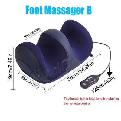 Large Size Electric Foot Massager Infrared Hot Compress Arm Roller Kneading Squeeze Calf Bionic Massage Deep Relaxation Muscles