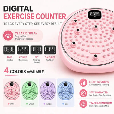 Foot Massage Waist Exercise Waist Twisting Disc Torsion Disc Fitness Equipment Portable Magnetic Foot Massage Twisting Machine