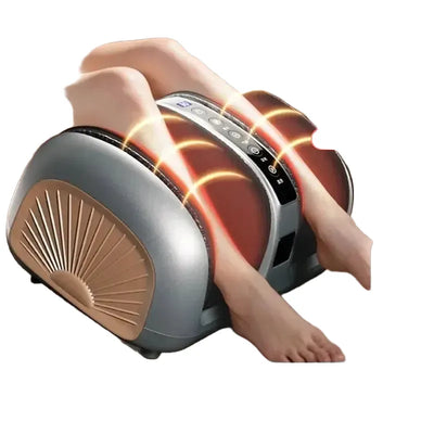 Leg Foot Massager Machine with Airbag Compression Deep Kneading Improve Foot Wellness Gray Fathers Day & Birthday Gifts for Mom