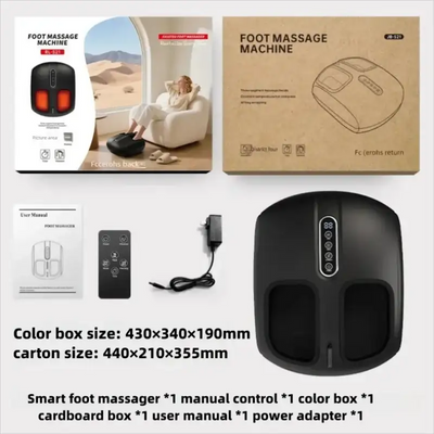 Jinkairui Fully Wrapped Foot Massage Machine Automatic Roller Kneading Soles Foot Massager Airbag Pressing Foot Massager
