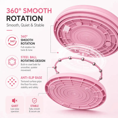 Foot Massage Waist Exercise Waist Twisting Disc Torsion Disc Fitness Equipment Portable Magnetic Foot Massage Twisting Machine