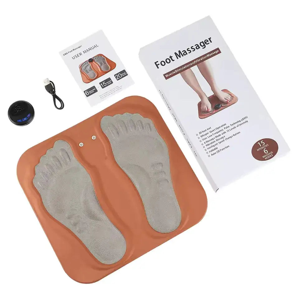 Smart 3D Foot Massage Pad Feet Massager Improve Blood Circulation Foot Massager Relax Muscles Slim Legs Rechargeable Foot Pad