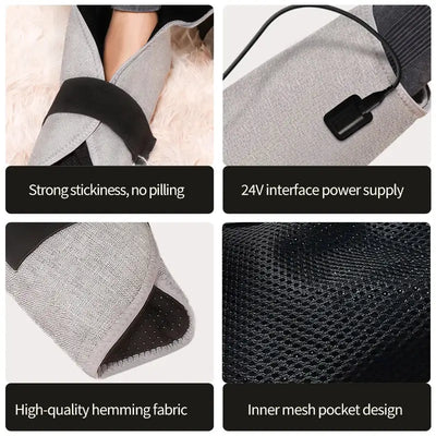 Red Light Heated Pad Foot Heating Wrap Massager 3-Mode Foot Hot Compress Muscle Relaxation Joint Comfort Fatigue Relief