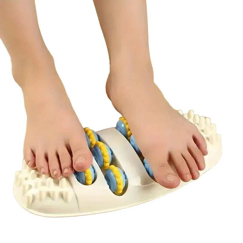 Foot Massager with 4 Roller Rows for Fitness & Yoga Relief