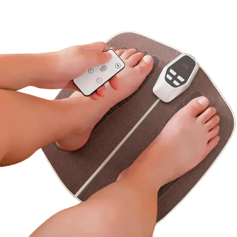 JYouCare Portable EMS Foot Massager pad Acupoint Massage Improve Blood Circulation USB charge fatigue relief Muscle Stimulation