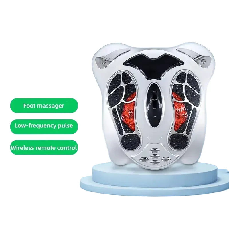 Foot Nerve Muscle Massager Electric Foot Stimulator Improves Circulation Feet Legs Circulation Machine Relieves Body Fatigue