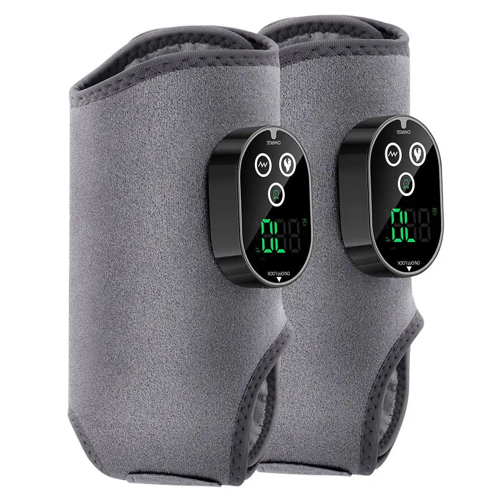 Heated Foot and Ankle Massager 6 Heat Levels 3 Vibration Modes Warm Sole Wrap 3000mAh Cordless Rechargeable