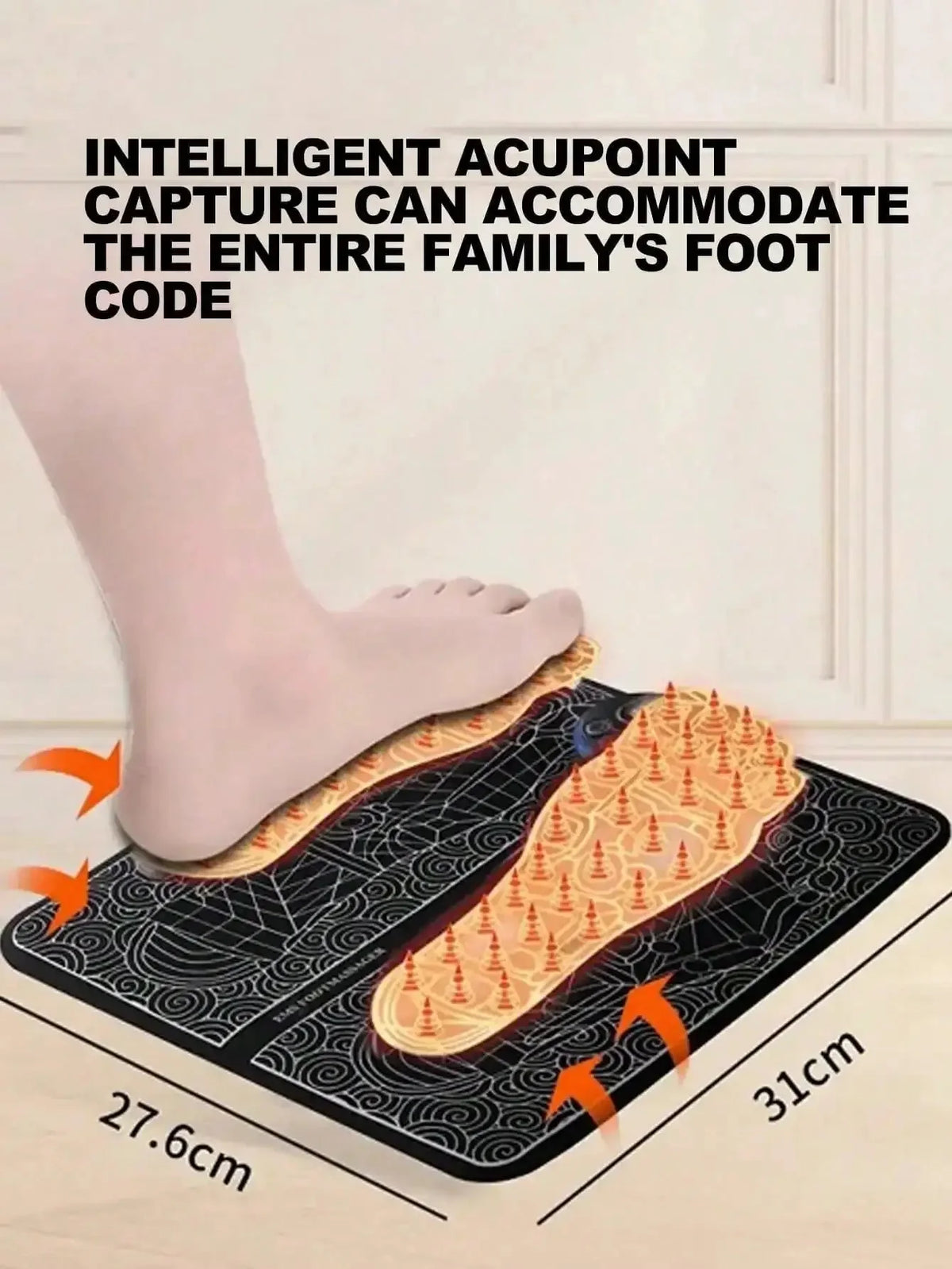 AXH Foot Massager Pulse EMS Device for Acupoint Therapy at Home Relief