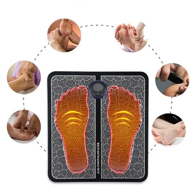 Cordless EMS Foot Massager Pad for Feet