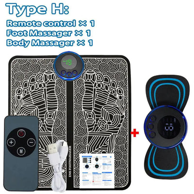 Electric Foot Massager With Smart Acupoint Capture Device